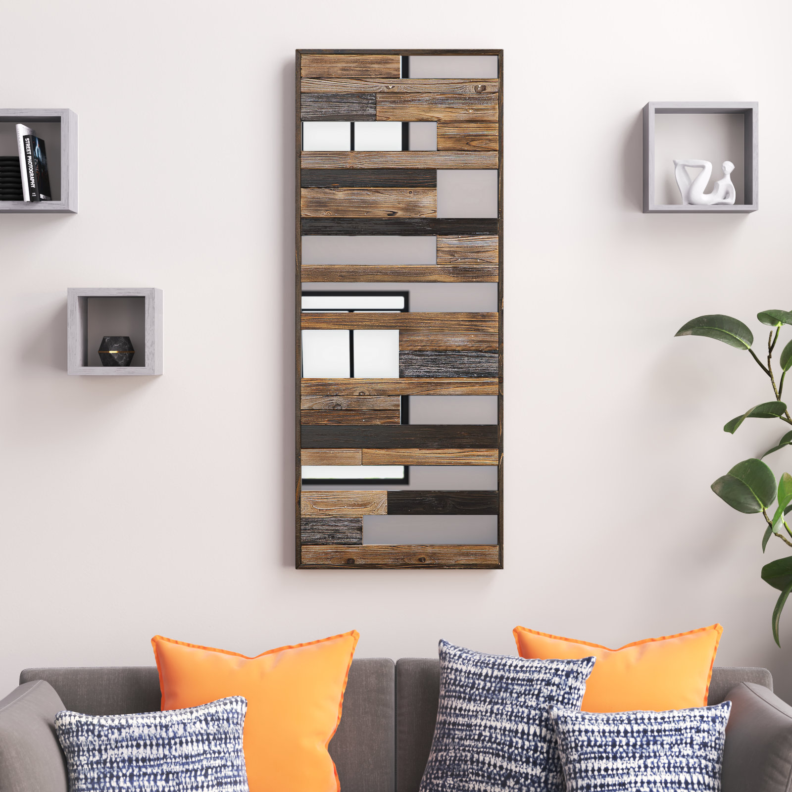 Union Rustic Rustic Abstract Wall Decor On Solid Wood & Reviews | Wayfair