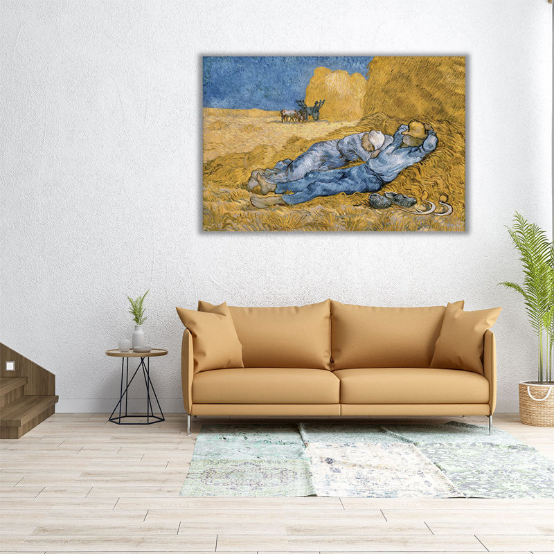 «The Siesta», 1890, reproduction d'art sur toile, 20" H x 30" W
