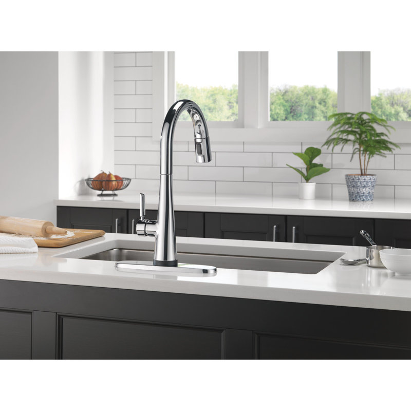 Monrovia Touch Kitchen Faucet with Pull Down Sprayer, Chrome