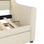 Lit de jour simple avec couchette beige-121107155