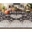 Hand-Knotted High-Quality Black and Taupe Area Rug