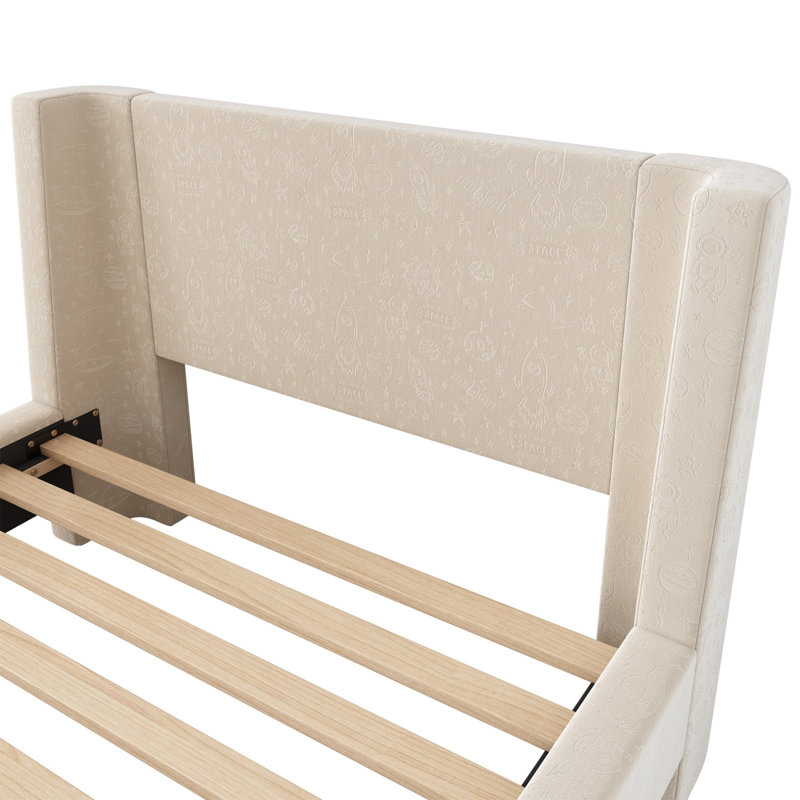 Single (3') Bed Frame, Beige