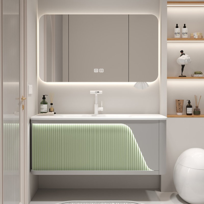 Nordic style simple bathroom cabinet