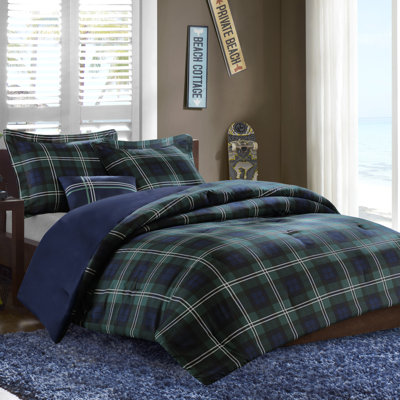 Brody Plaid Comforter Set