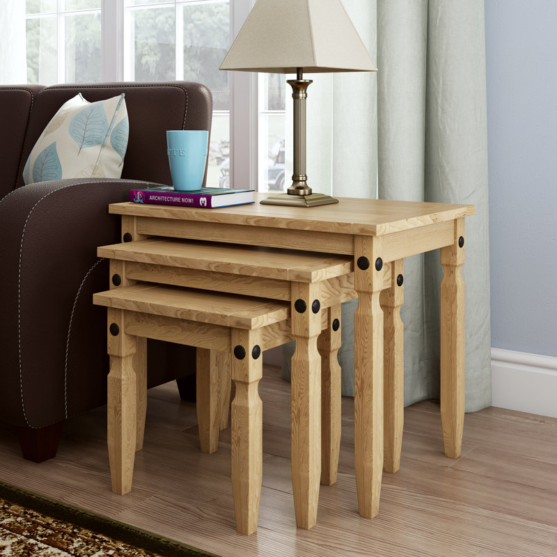 Dermott 3 Piece Nest of Tables