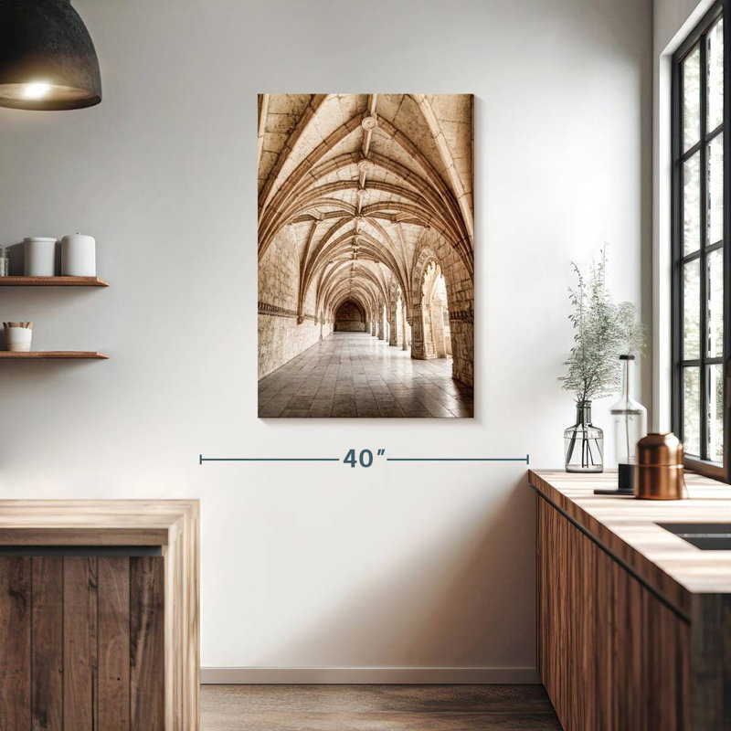 Couloir du monastère Aime Jeronimos, H 39 po x l 26 po