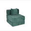 Canapé à compression, canapé-lit convertible au sol avec structure de forme fixe, canapé modulaire à une place sans os, aucun assemblage requis, tissu chenille, pour la chambre à coucher du salon-133491764-133491766
