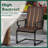 2 PCS Patio Chairs C-Spring Motion Chairs with Quick-drying & Breathable Fabric-1674496750