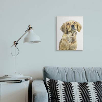 Retriever Puppy par George Dyachenko - Impression sur toile