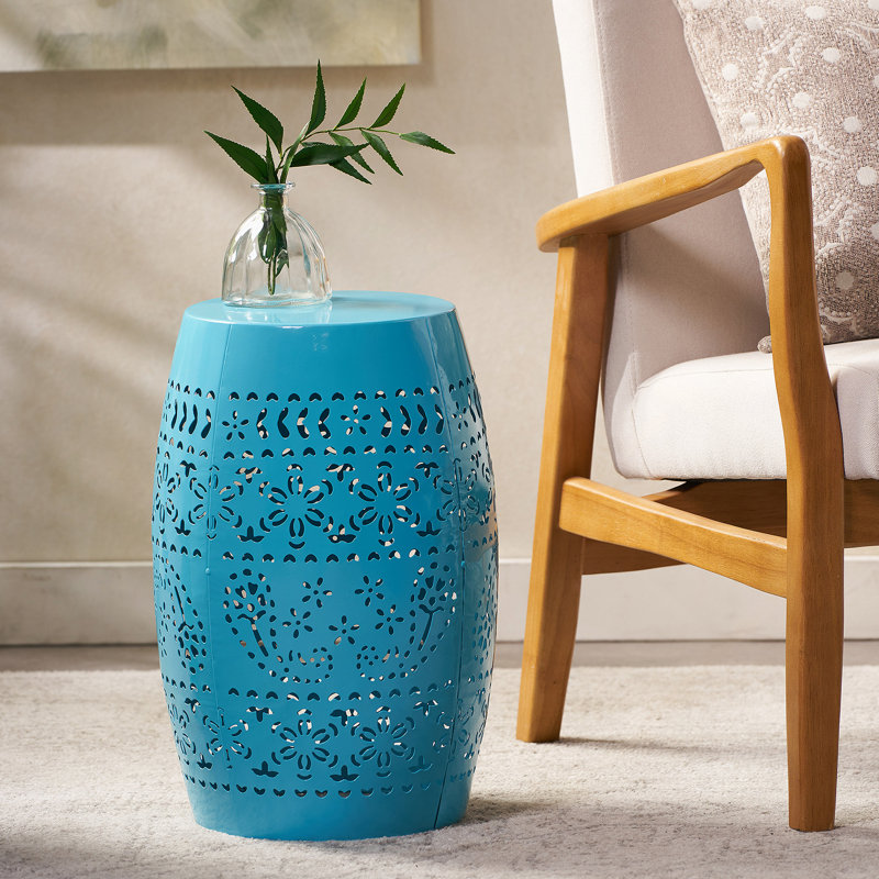 Table d'appoint 12 po, Bleu