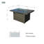 Table de foyer rectangulaire en aluminium-2124738350