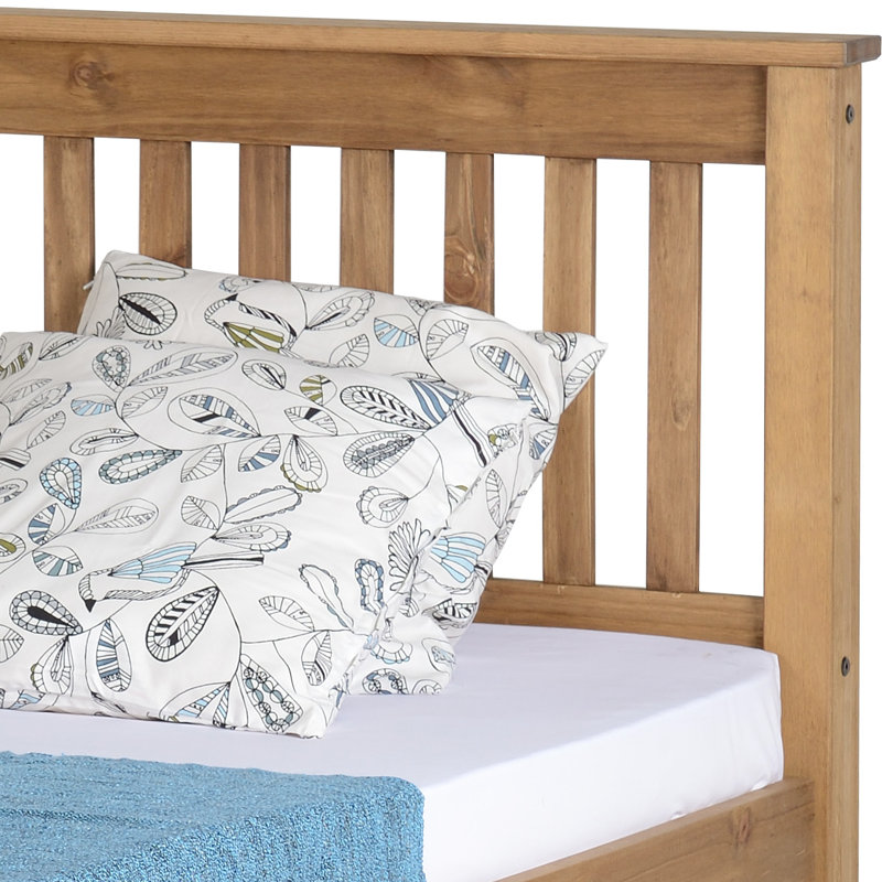 Ursina Bed Frame, Single (3'), Waxed Pine