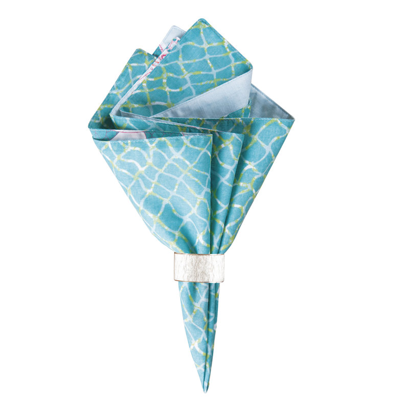 Serviette carrée 100% coton Macaluso