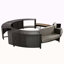 Ensemble de canapé en rotin de spa avec cadre de spa avec espaces de rangement, mini canapé et coussin confortable pour patio-562408026