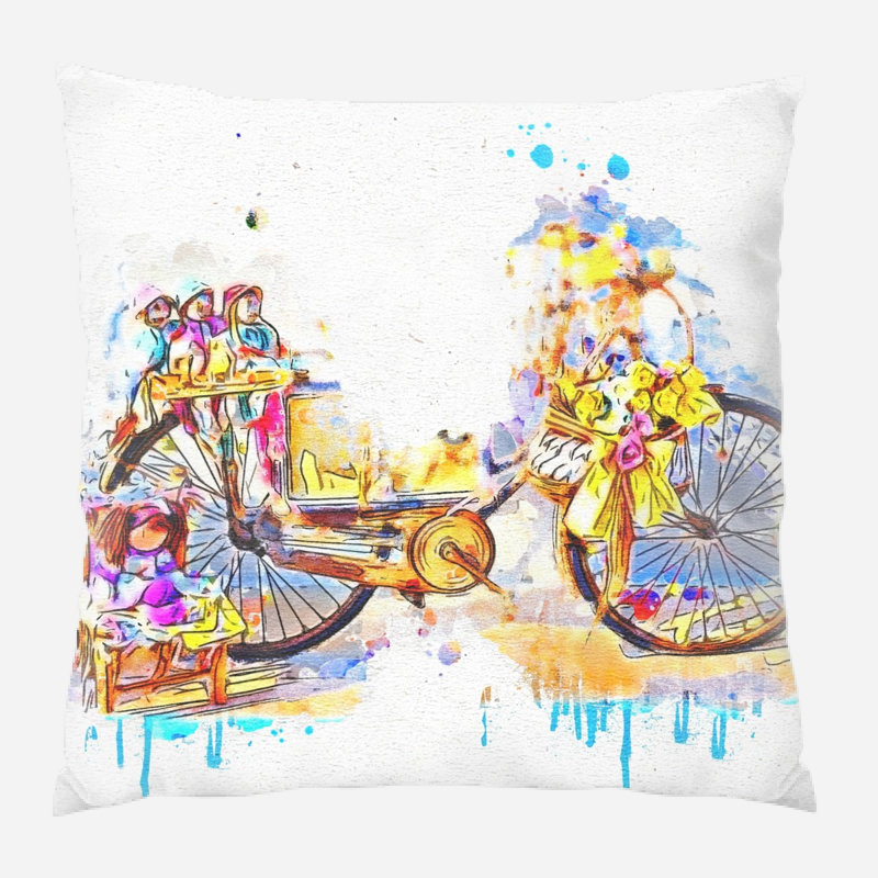 Coussin de vélo Forsyth, Microsuède, Intérieur 
