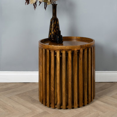 Malpartida 50cm W Solid Wood Bedside Table