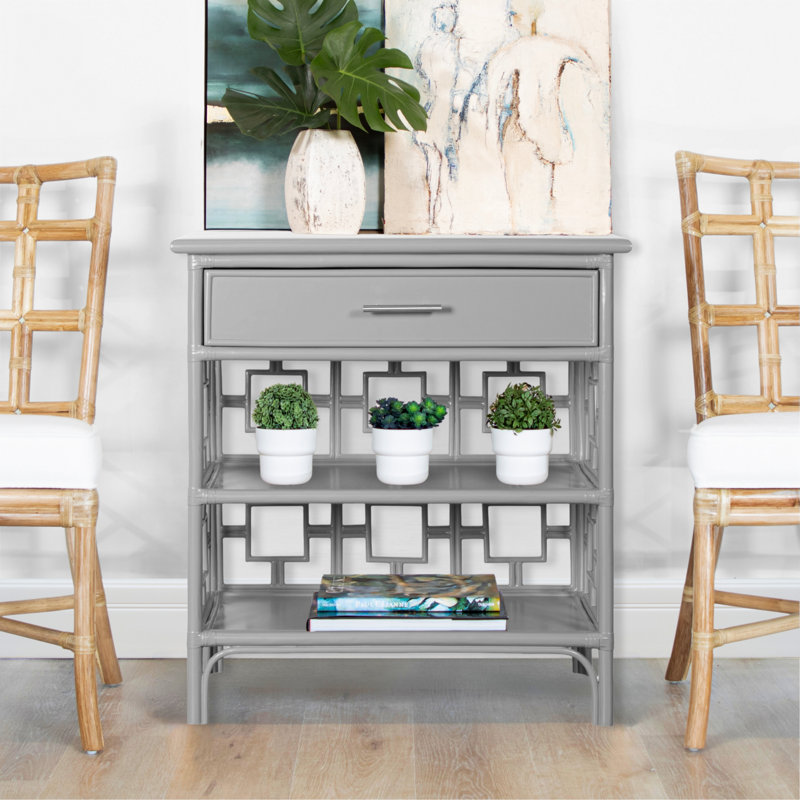 Sobe End Table, Light Gray