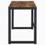 Antique Nutmeg And Gunmetal Writing Desk