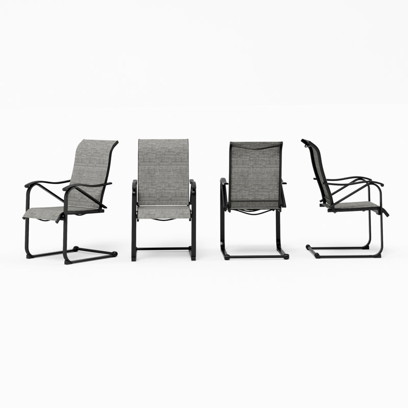 Aivo 6 - Person Patio Dining Set with Rectangular Table, Beige
