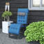 Padded Zero Gravity Chair, Folding Recliner Chair, Navy Blue