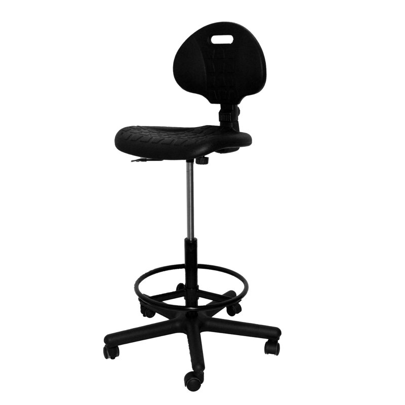 Swivel Upholstered Adjustable Height Counter Stool
