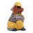 Handmade Detective Dachshund Wood Figurine