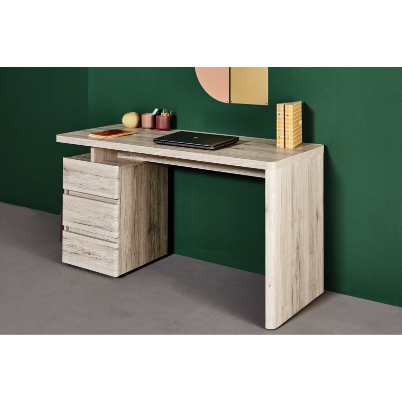 Hollice Writing Desk, Sanremo Oak light