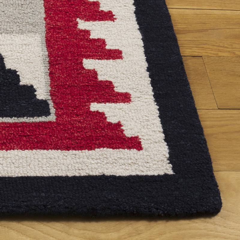 Tapis d'intérieur en laine touffeté à la main Kenya, Rectangle de 5 pi x 8 pi