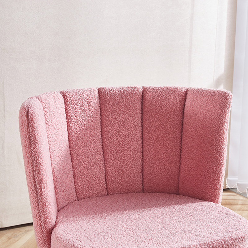 Chaise de bureau à domicile, fauteuil de coiffeuse Fluffy