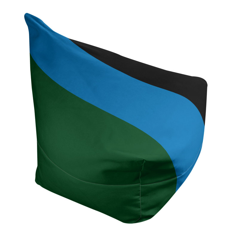 Fauteuil à billes Washington, Vert de Good Land / bleu des Grands Lacs / noir, 31 po x 38 po x 42 po
