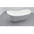 75" Streamline Soaking Freestanding Tub and Tray With Internal Drain-101697969