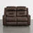 Olathe Genuine Leather Dual Motor Power Reclining Lay Flat Sofa With Power Headrest-56361586