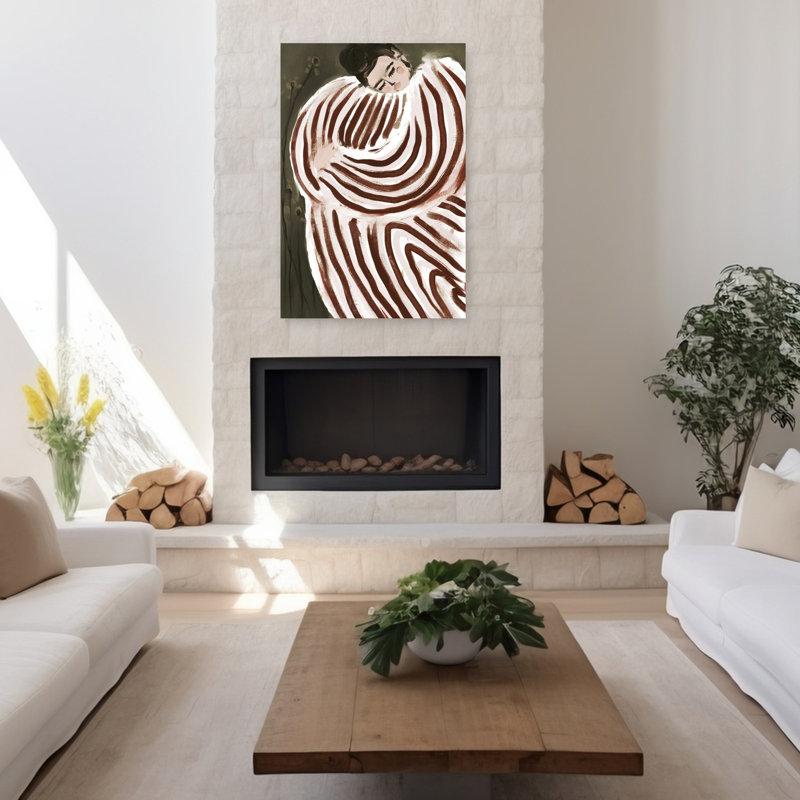 Art contemporain Art contemporain, H 48 po x l 32 po