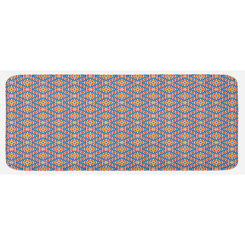 Eclectic Synthetic Kitchen Mat