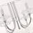 Bizet Glass Detailed & Polished Chrome Chandelier