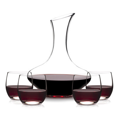 Armatha 50 fl. oz. Glass 5 - Piece Wine Decanter Set