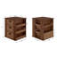Rangement tout en un - Finition noyer