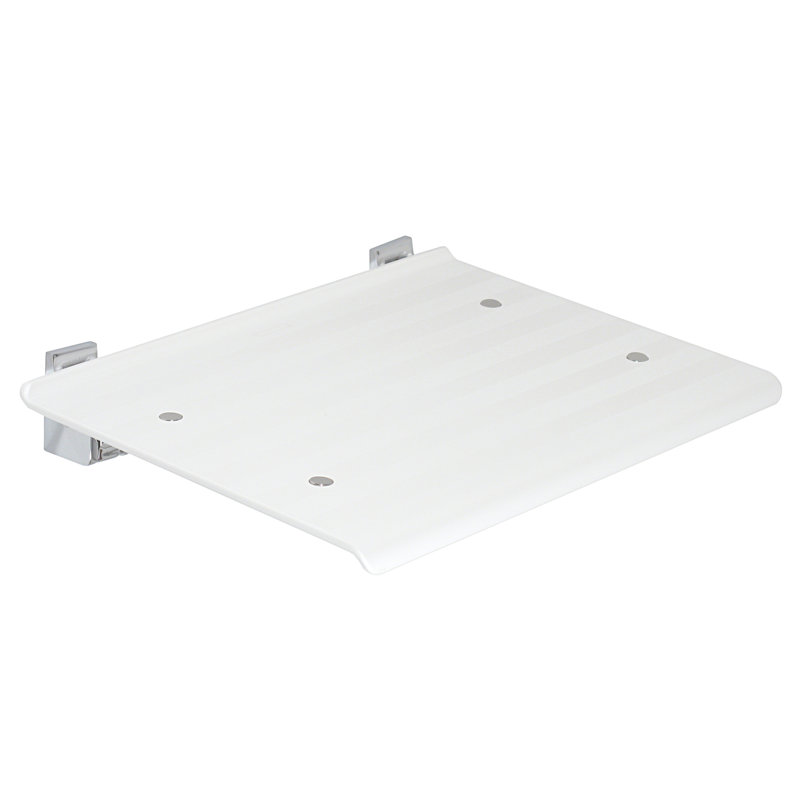 Tablette de douche Leo, Blanc