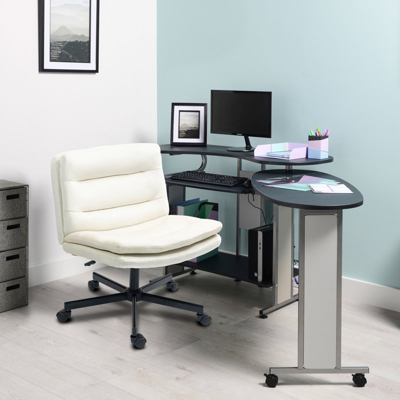 Fauteuil de bureau ergonomique Criss, Flanelle, Beige