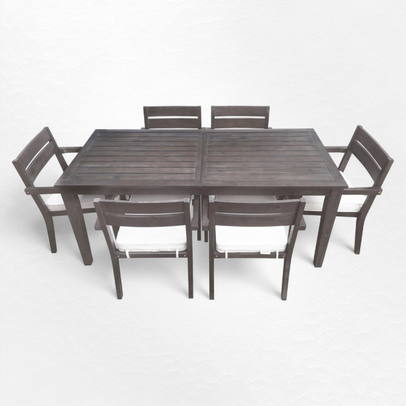 Ensemble repas avec coussins 70,92 "Ingimund, gris