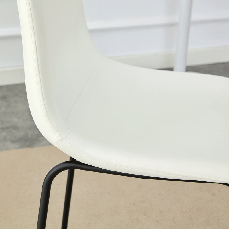 Ensemble de 2 chaises de bar, tabourets confortables convenant aux décors de style industriel et rétro, avec des dimensions de produit de 17,7 x 14,5 x 37 pouces.