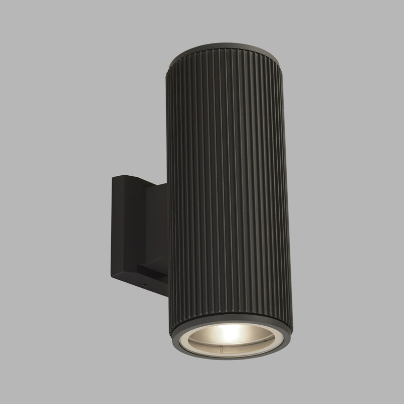 Kemira 2 - Bulb 27.6cm H Outdoor Armed Sconce, Black