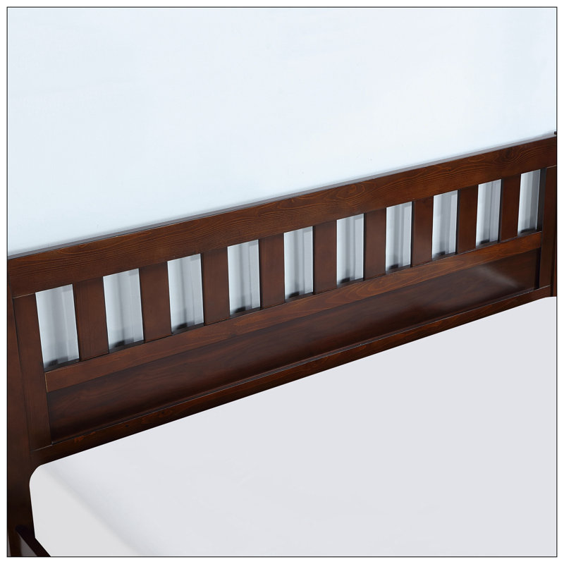 Slat Bed, Full, Walnut