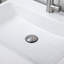 2 pièces de drain de lavabo de salle de bain sans trop-plein, bouchon de vidange de vasque de lavabo vasque, acier inoxydable 304-122460886