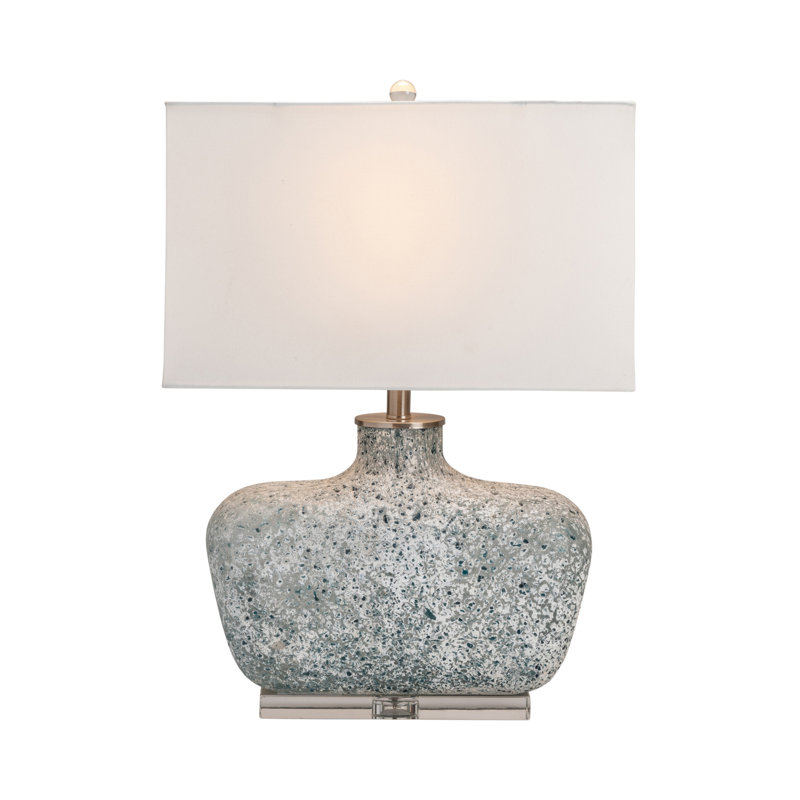 Lampe de table en verre
