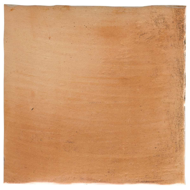 Saltillo 9x9 Matte Encaustic Look Porcelain Tile, Peach