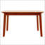 Table de salle à manger moderne de 47 pouces de style Mid-Century
