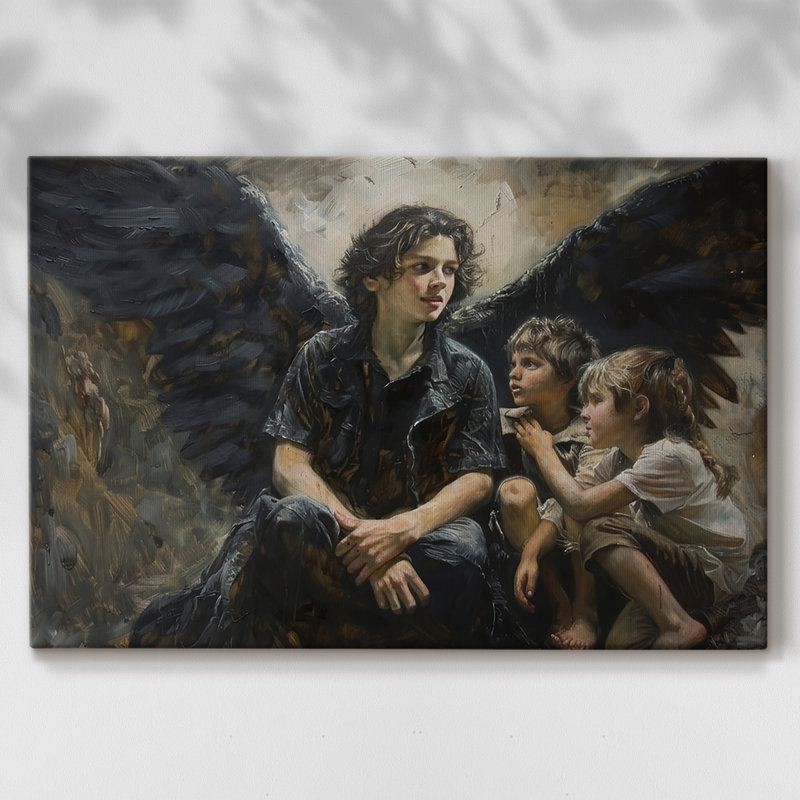 Angels From Above-XCVI -Gallery Wraraped Cavas, 12 x 18