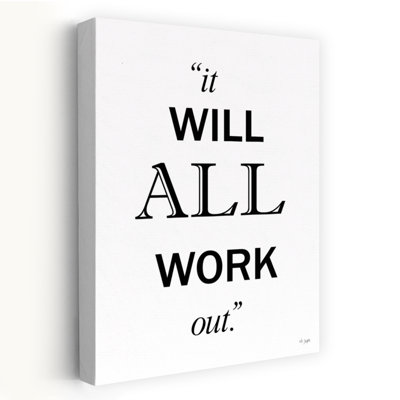 «It Will All Work Out», art contemporain abstrait