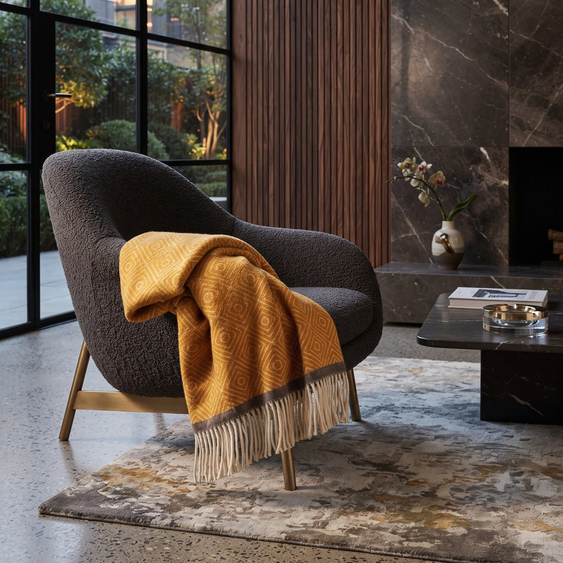 Machine Woven Throw Blanket